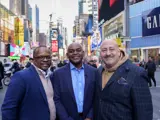 DaSilva, Hayles, Durso in Times Square