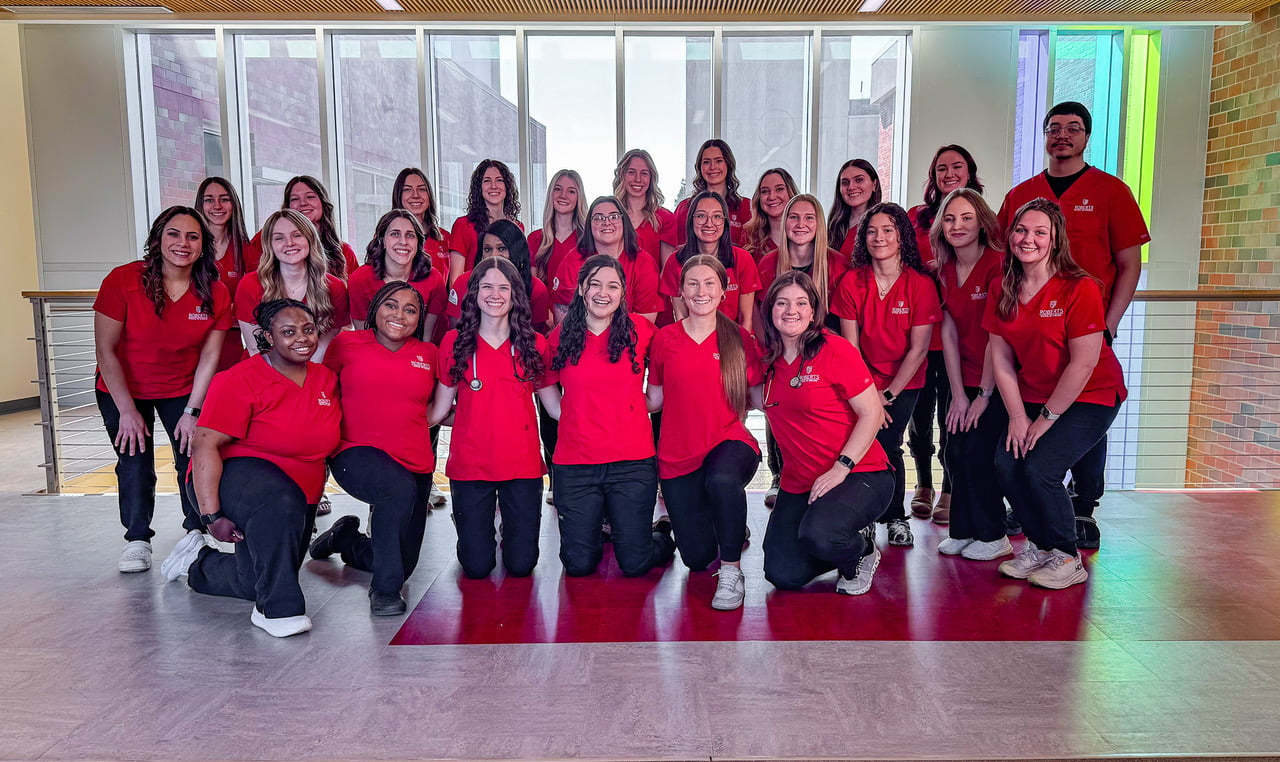 Group of Roberts wesleyan university nursing club students